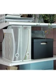 IKEA Drönjöns Metal Masaüstü Dosyalık Organizer Beyaz 2'li - 5