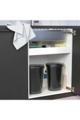 IKEA Hölass Plastik Çöp Kutusu - Siyah - 8 Lt - 3