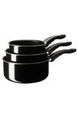 IKEA 3lü Sos Tenceresi Teflon Küçük Kullanışlı Tencereler - 1