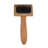 Zampa Ahşap Kedi ve Köpek Fırçası Small 15x7cm - 1