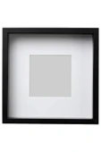 IKEA Sannahed 25x25 Cm Siyah Çiçek Konabilen Derin Kutu Çerçeve Ahşap Fotoğraf Resim Çerçevesi - 4