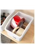 IKEA Saklama Düzenleme Kutusu Beyaz Renk 19x26x15 Cm Düzenleyici Kutu - 2