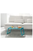 IKEA Yatak Tepsisi Meridyendukkan Turkuaz Renk 56x36x26 Cm Çok Amaçlı Tepsi Katlanır - 5