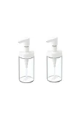 IKEA Tackan Sıvı Sabunluk Cam - Beyaz Kapaklı X 2 Adet - 1