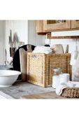 IKEA Branas Kutu Sepet Rattan Açık Kahve 32x34x32 Cm - 5