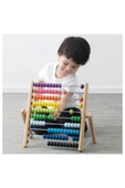 IKEA Abaküs Ahşap Oyuncak Sayı Oyunu Genişlik: 39 Cm Yükseklik: 33 Cm Masif Kayın Ağacı - 5