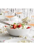 IKEA Oftast 23 Cm Beyaz Servis Kasesi Salata Kasesi Temperli Sertleştirilmiş Cam - 1