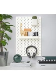 IKEA 36 x 36 Skadıs Beyaz 36x56 Cm Çok Amaçlı Pano Pegboard - 3