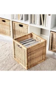 IKEA Branas Kutu Sepet Rattan Açık Kahve 32x34x32 Cm - 2