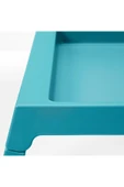 IKEA Yatak Tepsisi Meridyendukkan Turkuaz Renk 56x36x26 Cm Çok Amaçlı Tepsi Katlanır - 4