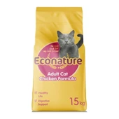 Econature Tavuklu Yetişkin Kedi Maması 15Kg - 1