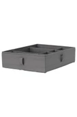 IKEA Skubb Bölmeli Kutu Gardırop Şifonyer Düzenleyici Koyu Gri 44x34x11 Cm - 1