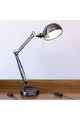 IKEA Forsa Gümüş Çalışma Masa Gece Okuma Lambası Ayaklı Lamba - 3