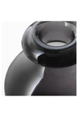 IKEA Dekoratif 18 Cm Üfleme Cam Vazo - Gri - 2