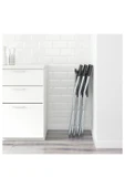 IKEA Gunde Katlanabilir Sandalye Taşınır Siyah Galvanizli Çelik - 4