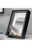 IKEA Sannahed 21x30 Cm A4 Siyah Çiçek Konabilen Derin Kutu Çerçeve Ahşap Fotoğraf Resim Çerçevesi - 4