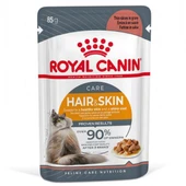 Royal Canin Care Hair&Skin Sağlıklı Tüyler İçin Yaş Kedi Maması 85gr - 1