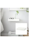 IKEA Gizli Bağlantılı Duvar Rafı Beyaz Lack 30x26 Cm - 1