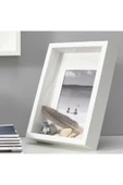 IKEA Sannahed 21x30 Cm A4 Beyaz Çiçek Konabilen Derin Kutu Çerçeve Ahşap Fotoğraf Resim Çerçevesi - 1
