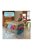 IKEA Latt Masif Çam Ahşap Çocuk Oyun Yemek Aktivite Masası - 5