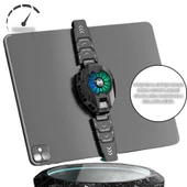 Polham RGB Işıklı Isı Göstergeli Tablet ve Telefon Uyumlu 7000RPM Ultra Güçlü Soğutucu Fan, Ultra Sessiz - 1