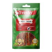 Freshy Ducky Twists Ördekli Burgu Çubuk Köpek Ödülü 90gr 10lu - 1