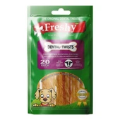 Freshy Dental Twist Burgu Çubuk Köpek Ödülü 120gr 20li - 1