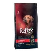 Reflex Plus Orta ve Büyük Irk Kuzu Etli Yaşlı Köpek Maması 15Kg - 1