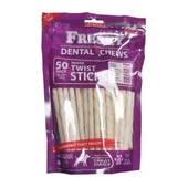 Freshy Dental Chews Twist Sütlü Burgu Çubuk Köpek Ödülü 300gr 50li - 1