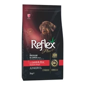 Reflex Plus Orta ve Büyük Irk Kuzu Etli Yavru Köpek Maması 3Kg - 1