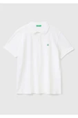 Erkek Beyaz Regular Fit Kısa Kollu Polo Tshirt - 2