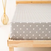 Soley | Mix & Match | Hearts | %100 Pamuk Tek Kişilik Düz Çarşaf - 2