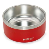 M-Pets Eskimo Çelik Mama ve Su Kabı 2 Litre Red - 1