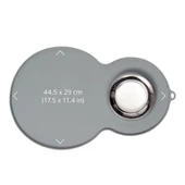 Catit Kedi Suluk ve Mamalık Altlığı Gri Medium Çelik Mama Kabı İle Birlikte - 5