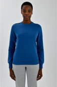 Kadın Sol Göğsü Logo Detaylı Sweatshirt - 1