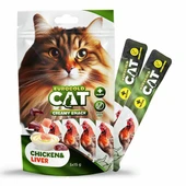 Eurogold Tavuk ve Ciğerli Sıvı Kedi Ödülü 15gr 5li - 1
