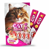 Eurogold Ton Balığı ve Yengeçli Sıvı Kedi Ödülü 15gr 5li - 1