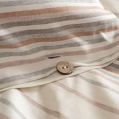 Soley | Felix | İpliği Boyalı Tek Kişilik Nevresim Takımı - 3