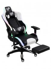 NPO GC3001BW Masajlı,RGB,4D Kolçaklı,Ayak Destekli Oyuncu Koltuğu - 3