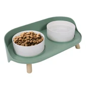 M-Pets Altitude Standlı Mama Kabı 2x450ml thumbnail 1