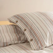 Soley | Felix | İpliği Boyalı Tek Kişilik Nevresim Takımı - 2