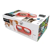 M-Pets Altitude Urban Style Standlı Mama Kabı 2x450ml Kırmızı - 4