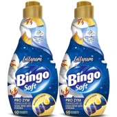 Bingo Soft Çamaşır Yumuşatıcı Konsantre 1440ML Lilyum (2 Li Set) - 1