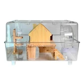 Zampa Galaxy Hamster Kafesi 50x30x15cm - 4