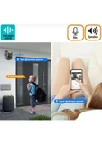 Çift Kameralı Wifi IP Kamera 360° Hareketli WiFi İç-Dış Mekan Ptz Ses Kayıtlı Güvenlik Kamerası - 5