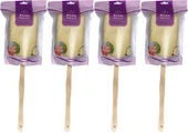 Derma Naturel Palmiye Örme Sopalı Banyo Sırt Lifi (8*24CM) MS-09 (4 Lü Set) - 1