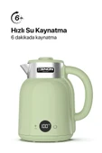 Xenon Smart Akıllı Kettle 1.5 lt Wi-Fi 2200 W App Kontrol Sesli Asistan Desteği Su Isıtıcı Yeşil X7101 - 5