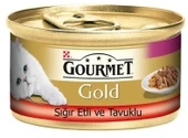 Gourmet Gold Sığır Etli Ve Tavuklu Kedi Konservesi 85 Gr - 1