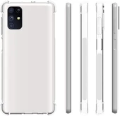 Samsung Galaxy M51 Uyumlu Darbe Önleyici Sararmaya Dayanıklı Airbag Korumalı Ultra Slim TPU Şeffaf Silikon Kılıf - 2