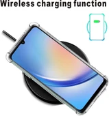 Samsung Galaxy M34 Uyumlu Darbe Önleyici Sararmaya Dayanıklı Airbag Korumalı Ultra Slim TPU Şeffaf Silikon Kılıf - 7